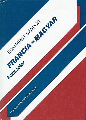 Eckhardt Sándor: Francia - Magyar Kéziszótár (used book)