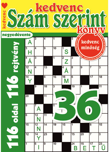 Kedvenc Szám Szerint Könyv 24036