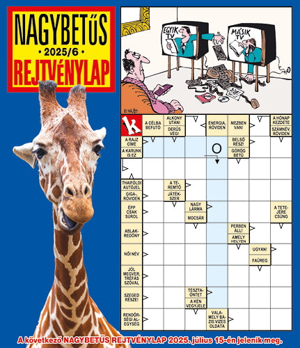 Nagybetűs Rejtvénylap 25006