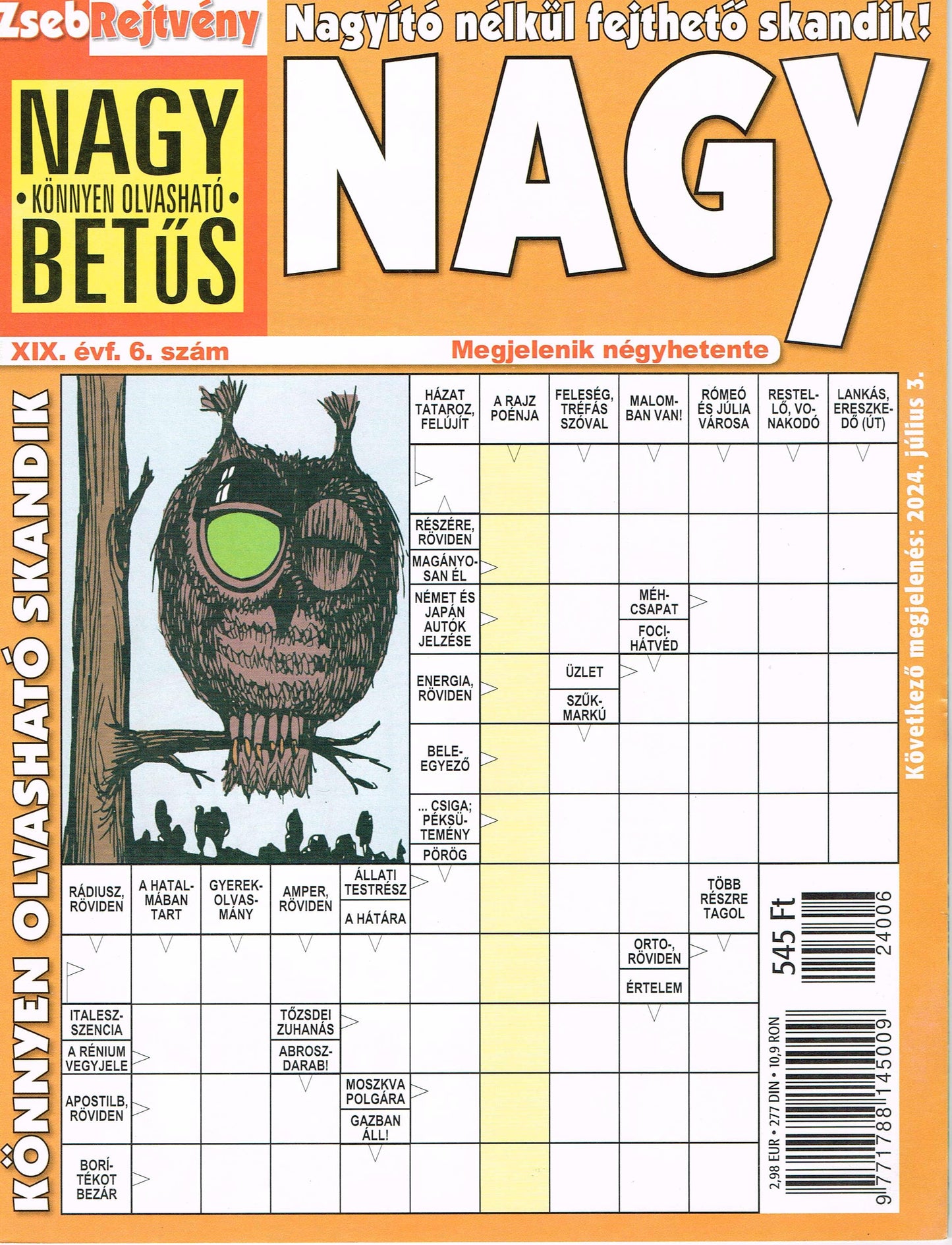 ZsebRejtvény NAGY 24006