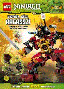 Vigyázz, kész, ragassz! Kígyó kémek - LEGO Ninjago matricás munkafüzet