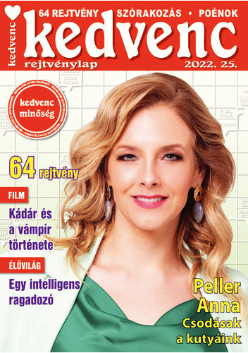 Kedvenc Rejtvénylap 22025