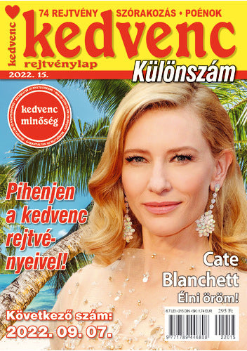 Kedvenc Rejtvénylap Különszám 22015