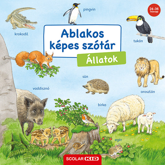 Ablakos képes szótár - Állatok