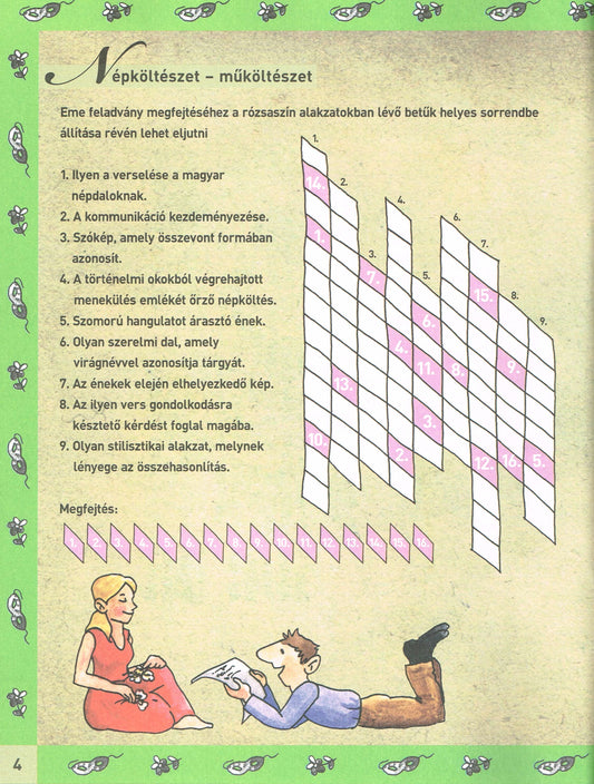 Olvasópróba - Irodalmi rejtvényfüzet