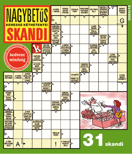 Nagybetűs Skandi 24018