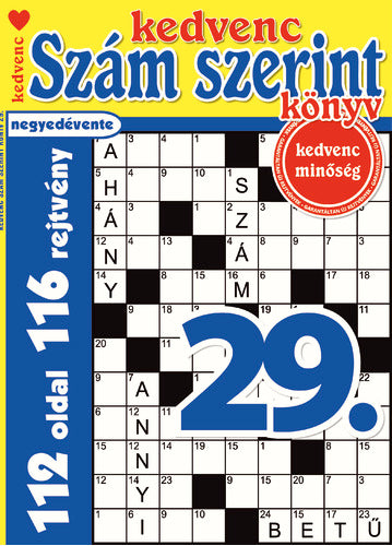 Kedvenc Szám Szerint Könyv 23029