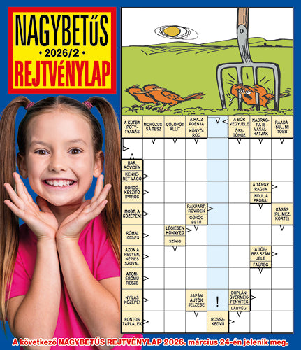 Nagybetűs Rejtvénylap 26002