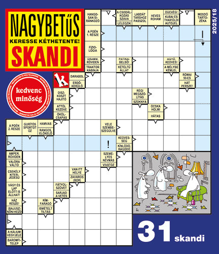 Nagybetűs Skandi 25018