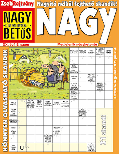 ZsebRejtvény NAGY 25005