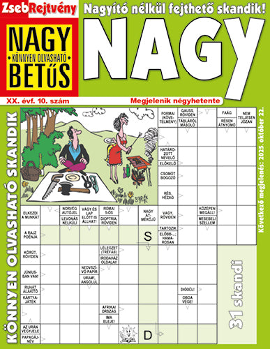 ZsebRejtvény NAGY 25010