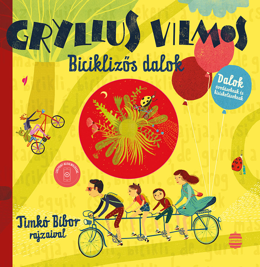 Gryllus Vilmos: Biciklizős dalok - CD-vel (Lampion)